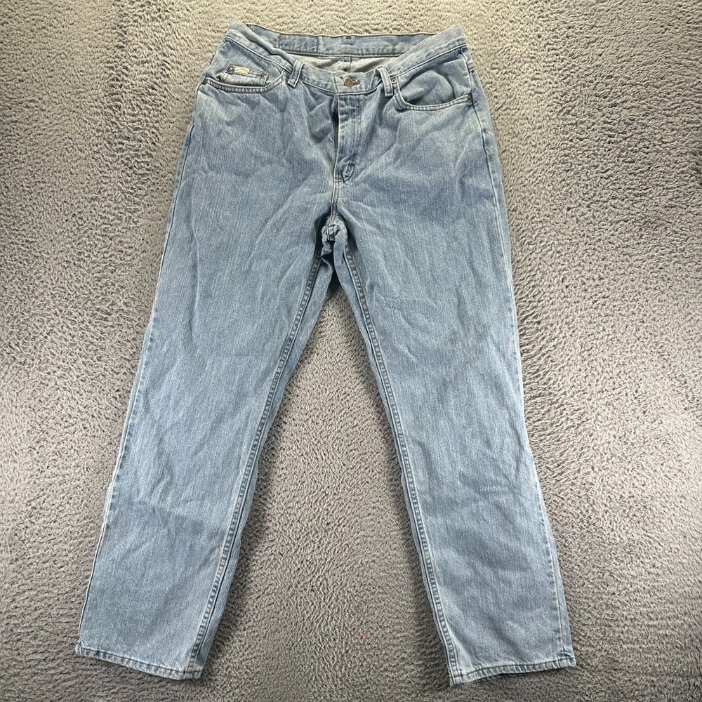 Vintage Lee Riders Jeans Womens‎ 14 Blue Cotton Denim Straight Workwear Travel